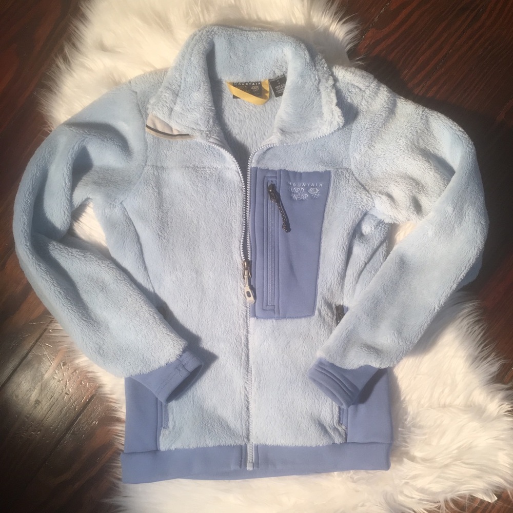 Mountain Hardwear Monkey Fleece Light Blue Jacket